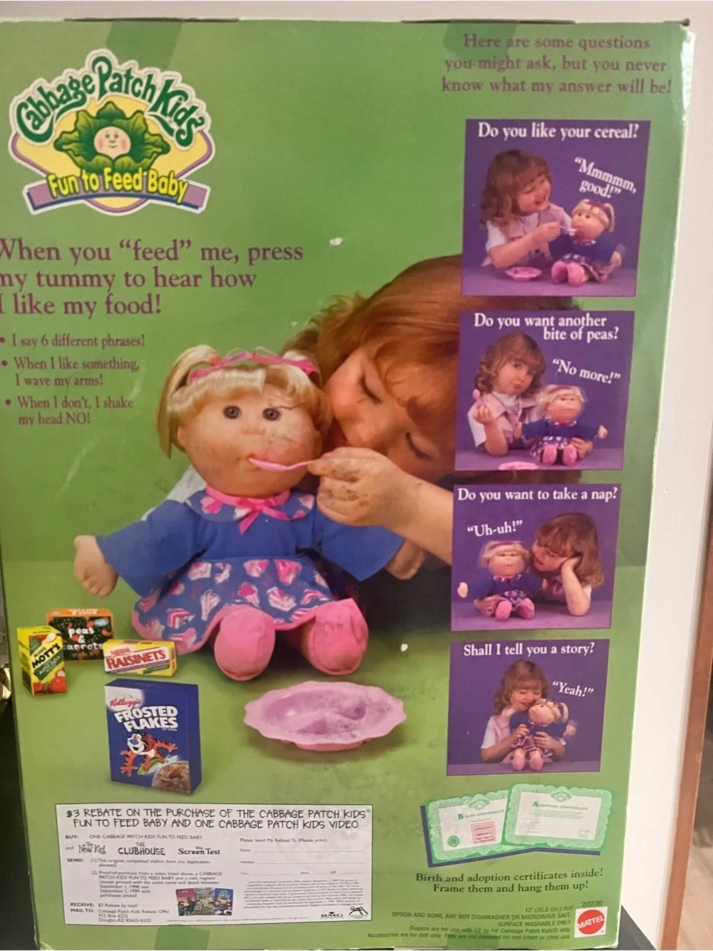 Cabbage Patch Kids Fun to Feed Baby Doll - Pink Outfit